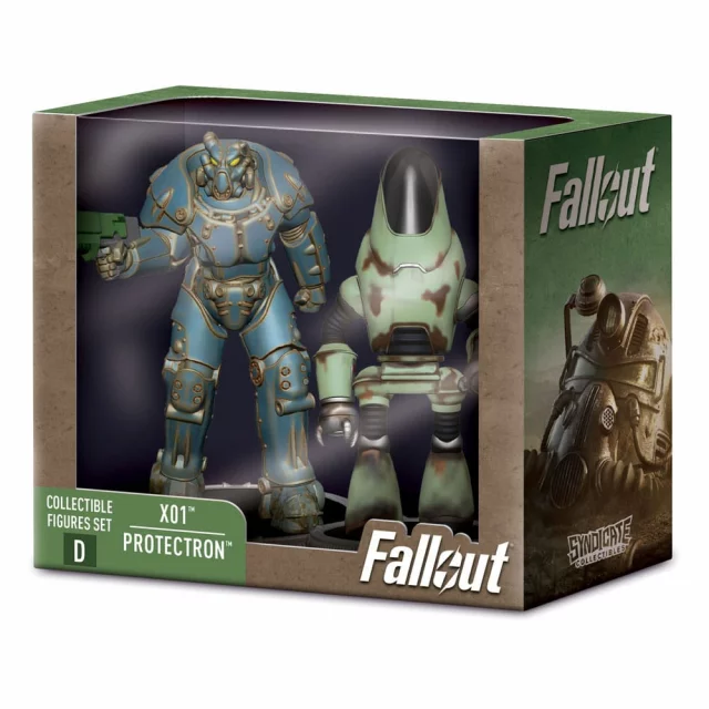 Figurky Fallout - T-60 & Vault Boy (Power) Set C (Syndicate Collectibles) dupl