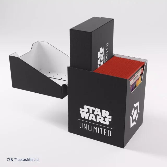Krabička na karty Gamegenic - Star Wars: Unlimited Soft Crate White/Black dupl