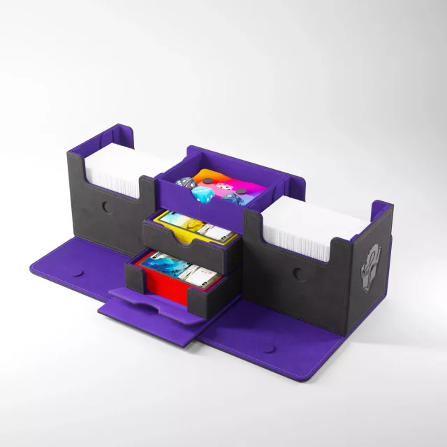 Pudełko na karty Gamegenic - The Academic 266+ XL Convertible Black/Purple