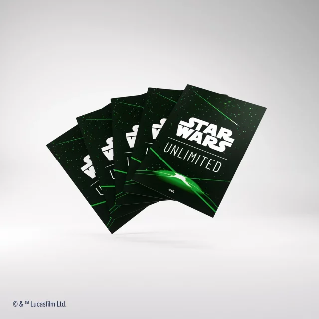 Ochranné obaly na karty Gamegenic - Star Wars: Unlimited Art Sleeves Card Back Yellow (61 ks) dupl