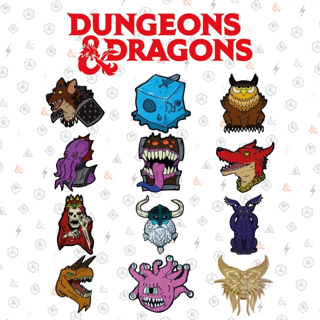 Odznaka Dungeons & Dragons - 50th Anniversary Pins (losowy wybór)