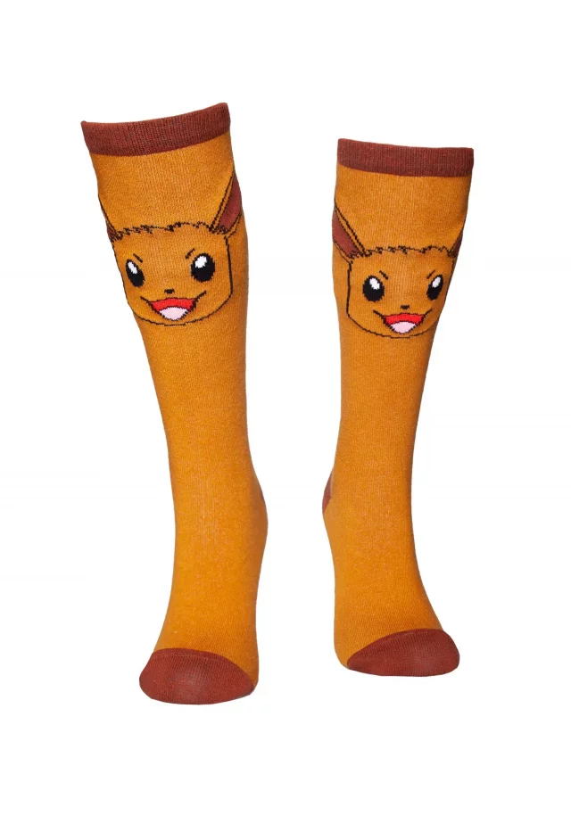 Ponožky dámské Pokémon - Pikachu (podkolenky) dupl