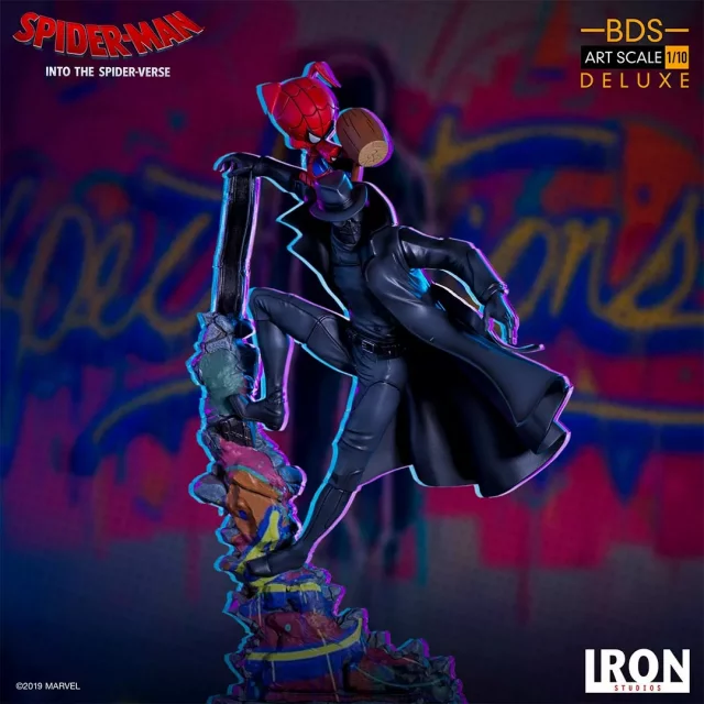 Figurka Spider-Man: Uniwersum Spider-Mana - Spider Noir oraz Spider Ham Art Scale 1/10 (Iron Studios)