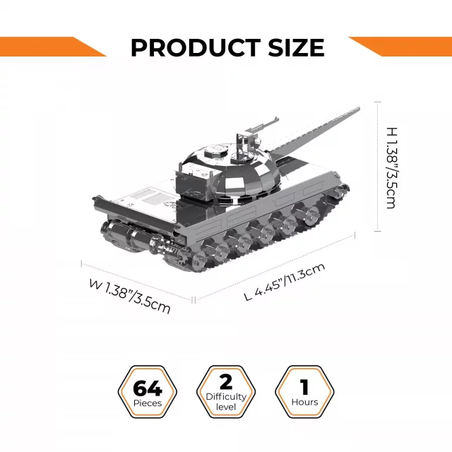 Zestaw World of Tanks - Object 430 (metalowy)