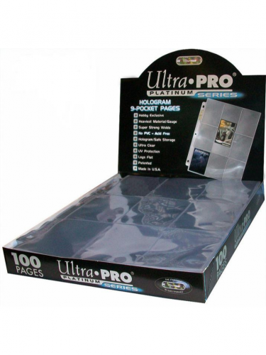 Strona do albumu Ultra Pro - 9-Pocket Platinum Pages (100 szt.)