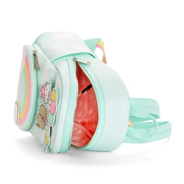 Plecak Pusheen x Hello Kitty - Balloons and Rainbow Mini Backpack (Loungefly)
