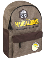 Plecak Star Wars: The Mandalorian - Wherever I Go, He Goes