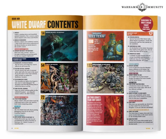 Časopis White Dwarf 2021/10 (Issue 469) + pozadí na focení