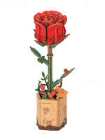Zestaw konstrukcyjny- Czerwona róża (drewno)