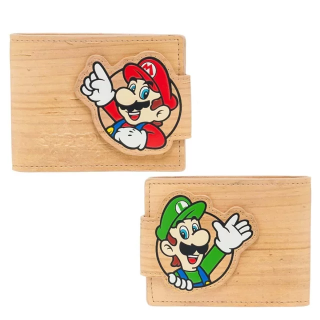 Portfel Nintendo - Mario i Luigi Woodgrain