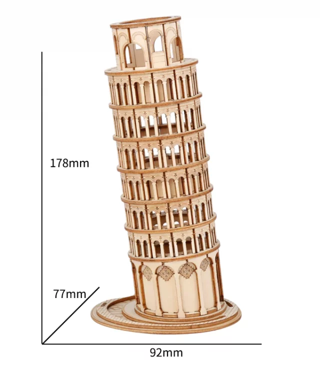 Stavebnice - Šikmá věž v Pise (dřevěná)