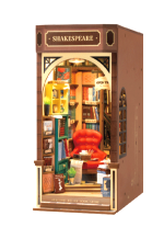 Zestaw konstrukcyjny - podpórka do książek Bookstore (drewno)