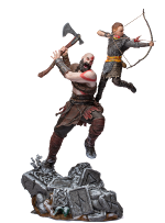 God of War Statuetka - Kratos and Atreus BDS Art Scale 1/10 (Iron Studios)