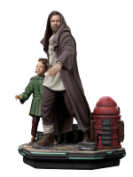 Statuetka Star Wars: Obi-Wan Kenobi - Obi-Wan & Young Leia Art Scale 1/10 (Iron Studios)