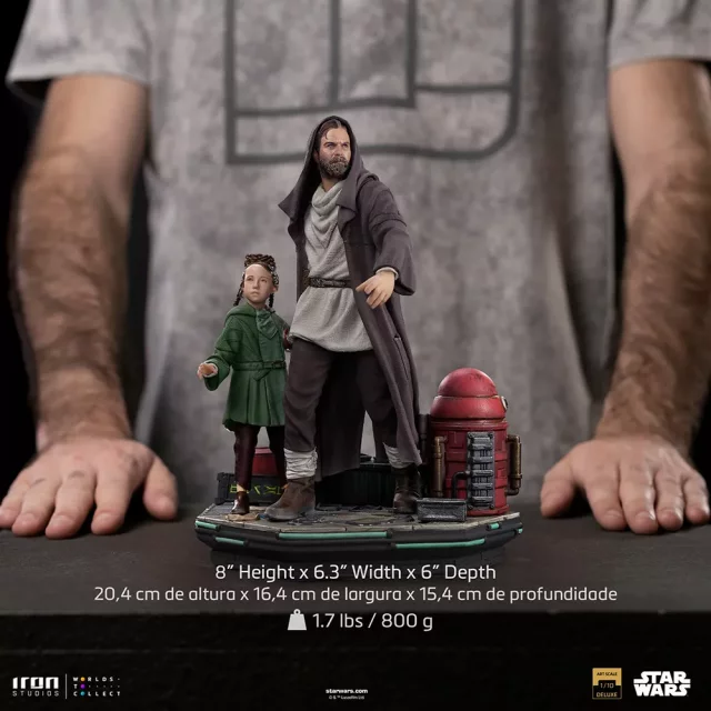 Figurka Star Wars: Obi-Wan Kenobi - Obi-Wan & Młoda Leia Art Scale 1/10 (Iron Studios)