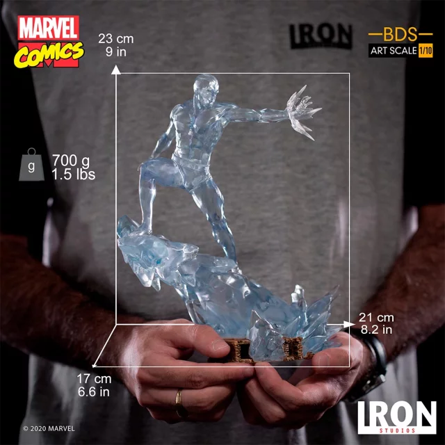 Figurka X-Men - Iceman BDS Art Scale 1/10 (Iron Studios)