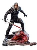 Statuetka Wiedźmin - Geralt of Rivia BDS Art Scale Statue 1/10 20 cm (Netflix, Iron Studios)