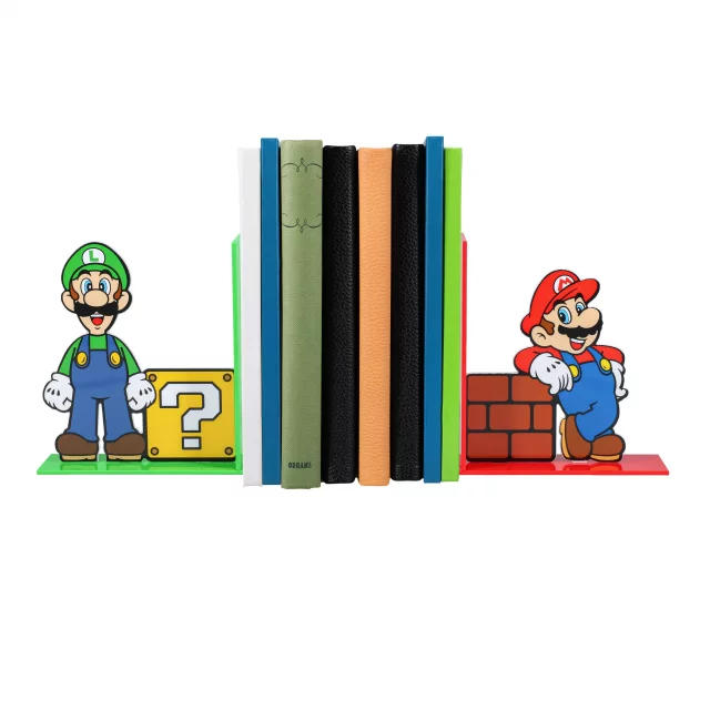 Podpórka do książek Super Mario - Mario i Luigi