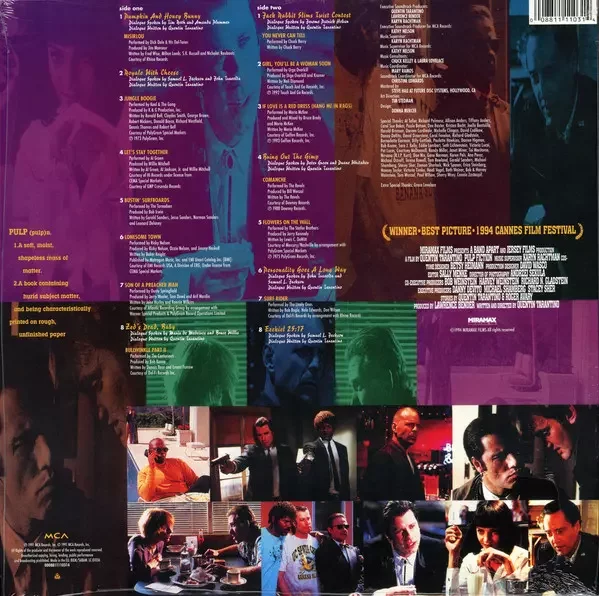 Oficjalny soundtrack Pulp Fiction na LP