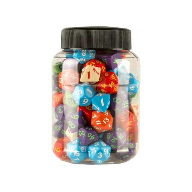 Kostka Jar of Dice II - D4, D6, D8, D10, D12, D20, D100 (náhodný výběr) (1ks)