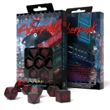 Kości Cyberpunk - Red RPG Set (czarne)