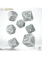 Kości do gry Harry Potter - Slytherin Biały