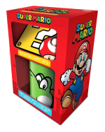 Zestaw upominkowy Super Mario - Yoshi (kubek, podstawka, breloczek)