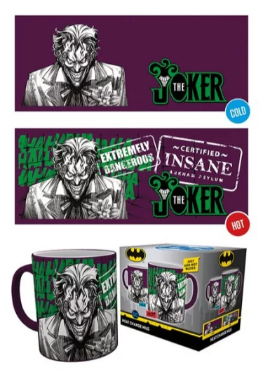 Kubek DC Comics - Joker (zmieniający się pod wpływem ciepła)