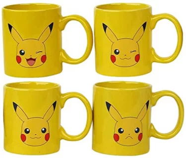 Kubek Pokémon - Espresso zestaw Pikachu - 4 kubki