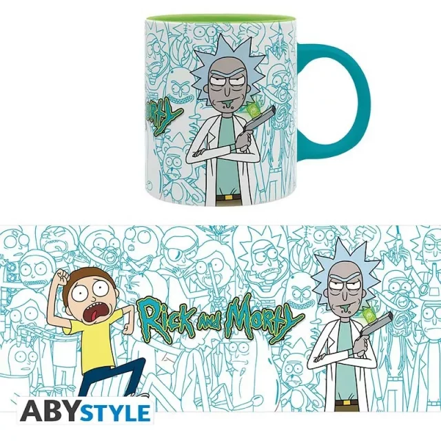 Hrnek Rick and Morty - All Ricks and Mortys