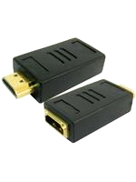 Redukcja HDMI 19 Pin male - female (pozłacane konektory)