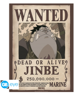 Plakat One Piece - Wanted Jinbe (Poszukiwany Jinbe)