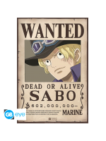 Plakat One Piece - Wanted Sabo