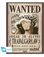 Plakat One Piece - Wanted Trafalgar Law