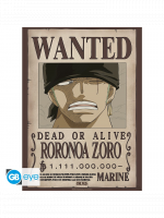 Plakat One Piece - Wanted Zoro