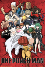 Plakat One Punch Man - Bohaterowie