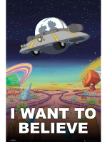 Plakat Rick and Morty - I Want to Believe