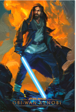 Plakat Star Wars: Obi-Wan Kenobi - Flames Painting