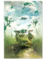 Plakat Star Wars: The Book of Boba Fett - Grogu (Trening)