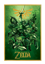 Plakat The Legend of Zelda - Link Walczący