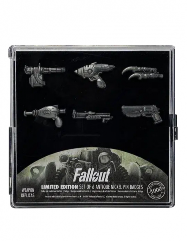 Zestaw przypinek Fallout - Weapons