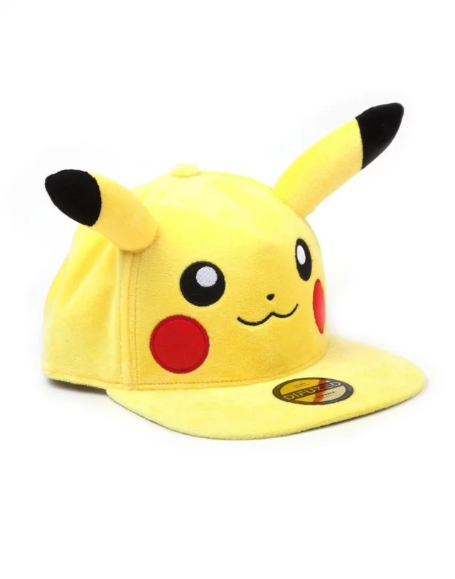 Czapka z daszkiem Pokémon - Pikachu Plush