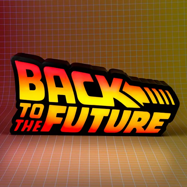 Lampka Back to the Future - Logo Light