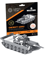 Zestaw konstrukcyjny World of Tanks - Object 430 (metalowy)