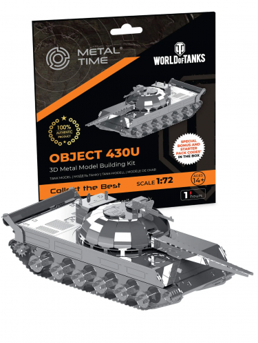 Zestaw konstrukcyjny World of Tanks - Object 430 (metalowy)
