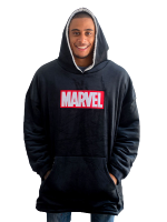 Marvel Bluza Logo Oversized (Pled)