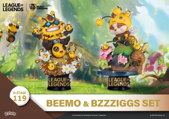 Figurka League of Legends - Beemo i BZZZiggs Diorama (D-Stage)