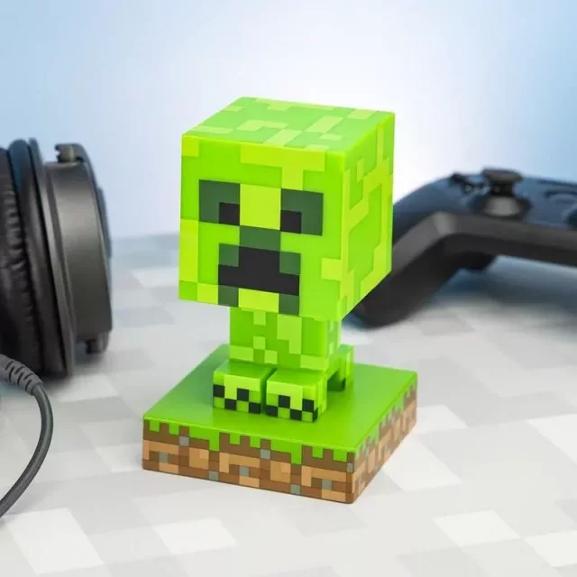 Lampka Minecraft - Creeper Icon Light