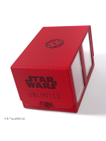 Pudełko na karty Gamegenic -  Star Wars: Unlimited Double Deck Pod Red
