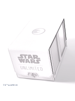 Pudełko na karty Gamegenic -  Star Wars: Unlimited Double Deck Pod White/Black